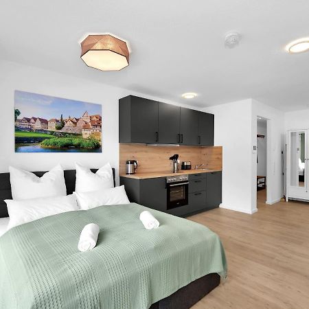 Inhome Studio Apartment - Kueche - Parken - Tv Schwaebisch Hall Ngoại thất bức ảnh